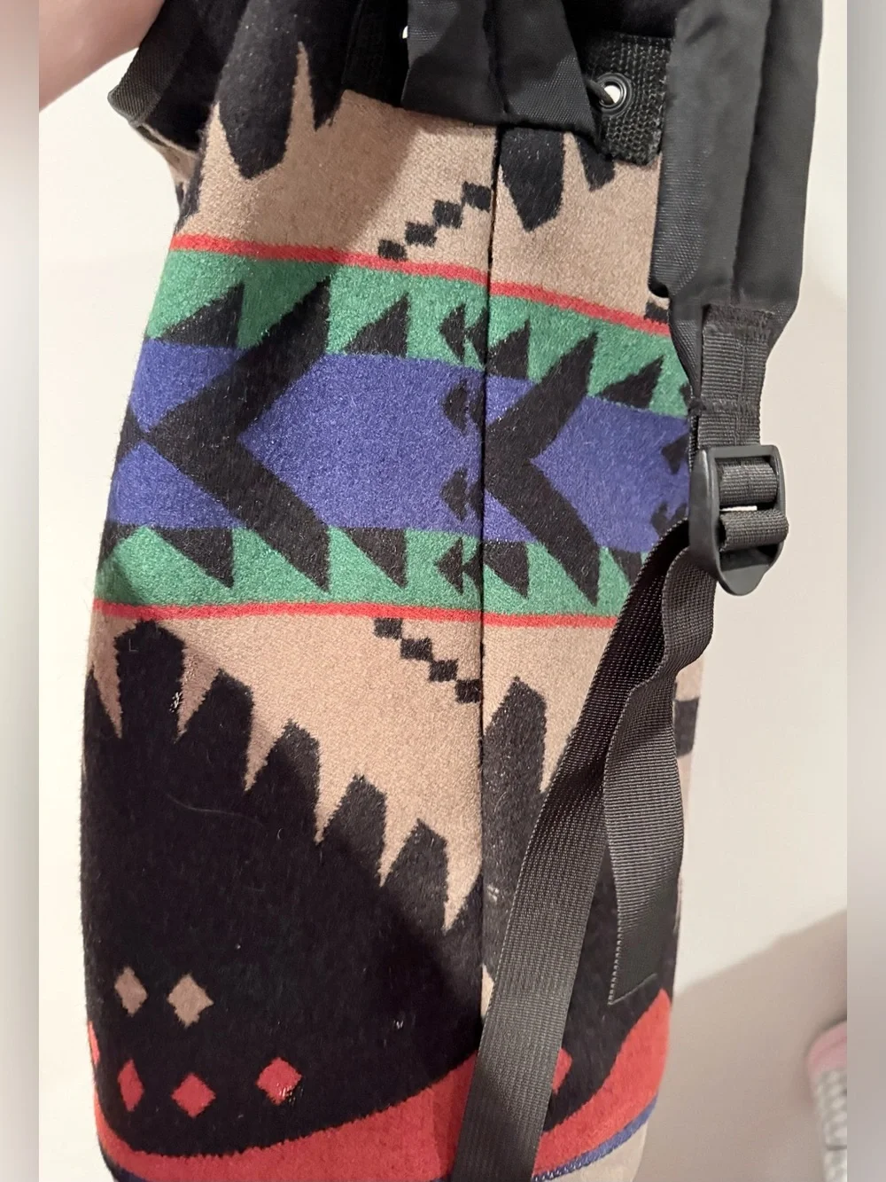 Pendleton High Grade Western Wear drawstring bag is a vintage wool piece